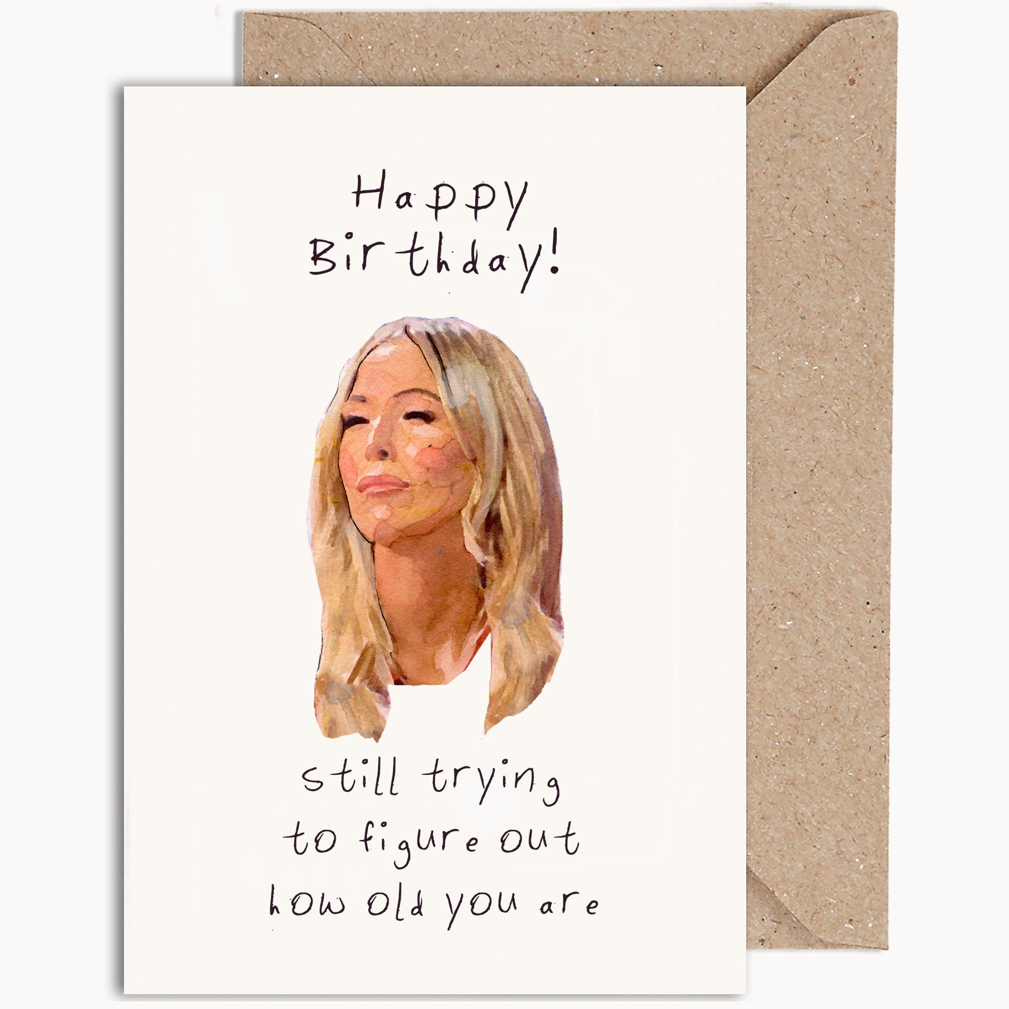 Love Is Blind Birthday Card – WeirdWatercolours