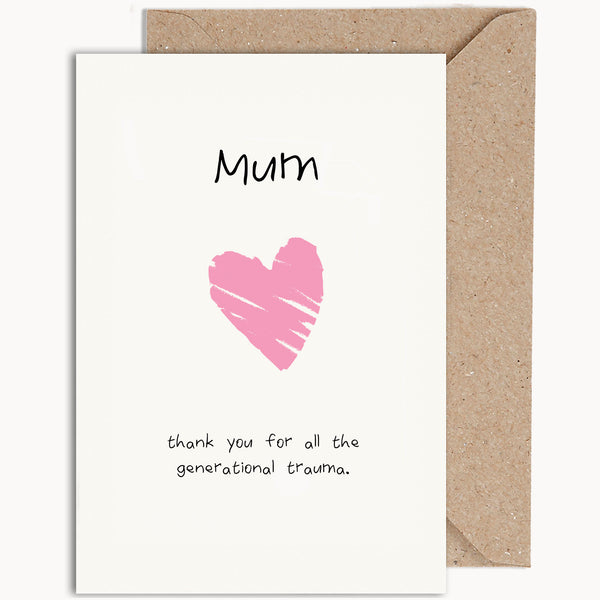 Mother's Day Trauma Card