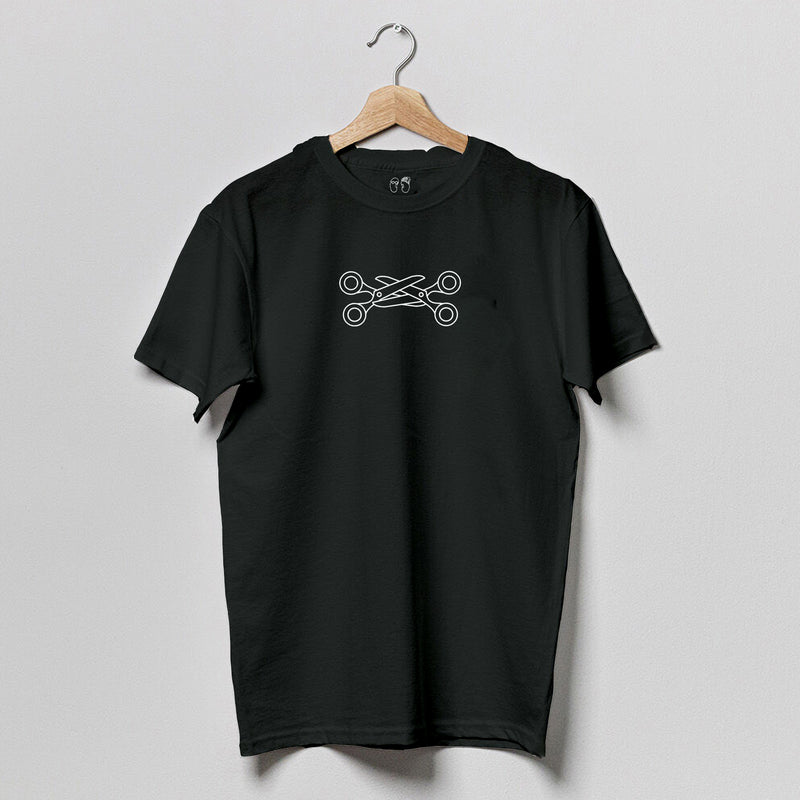 Scissoring Cotton T-shirt