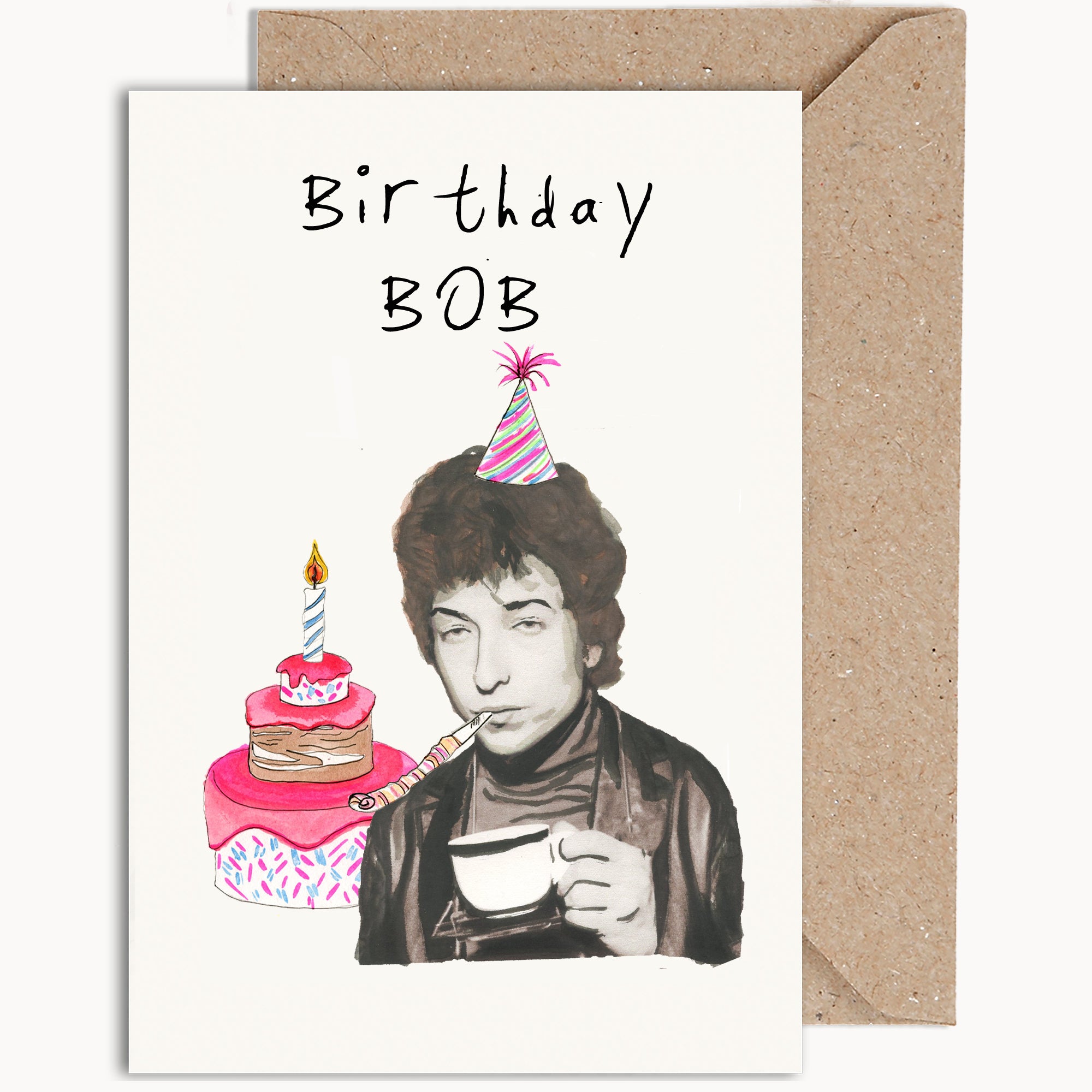 Birthday Bob Card – WeirdWatercolours