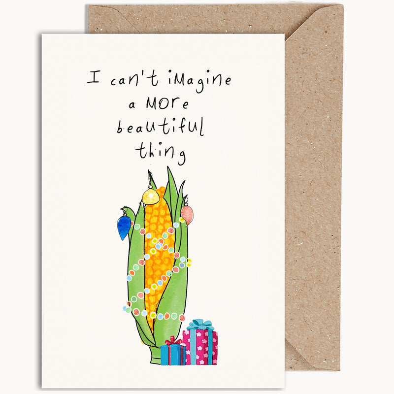 It's Corn Christmas Card