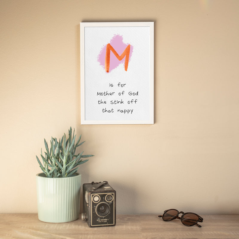 Alphabet Print | M is For