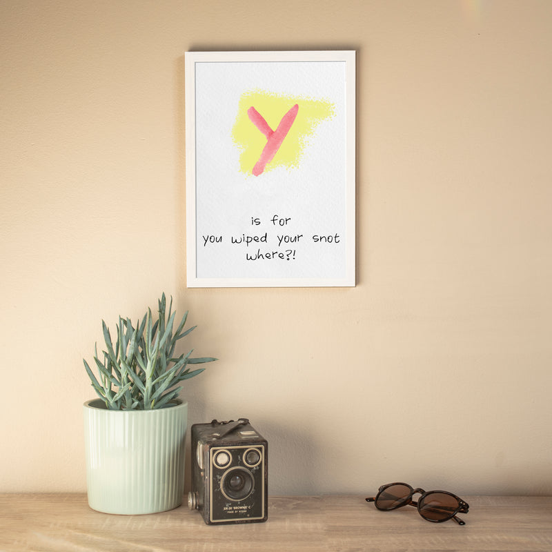 Alphabet Print | Y is For