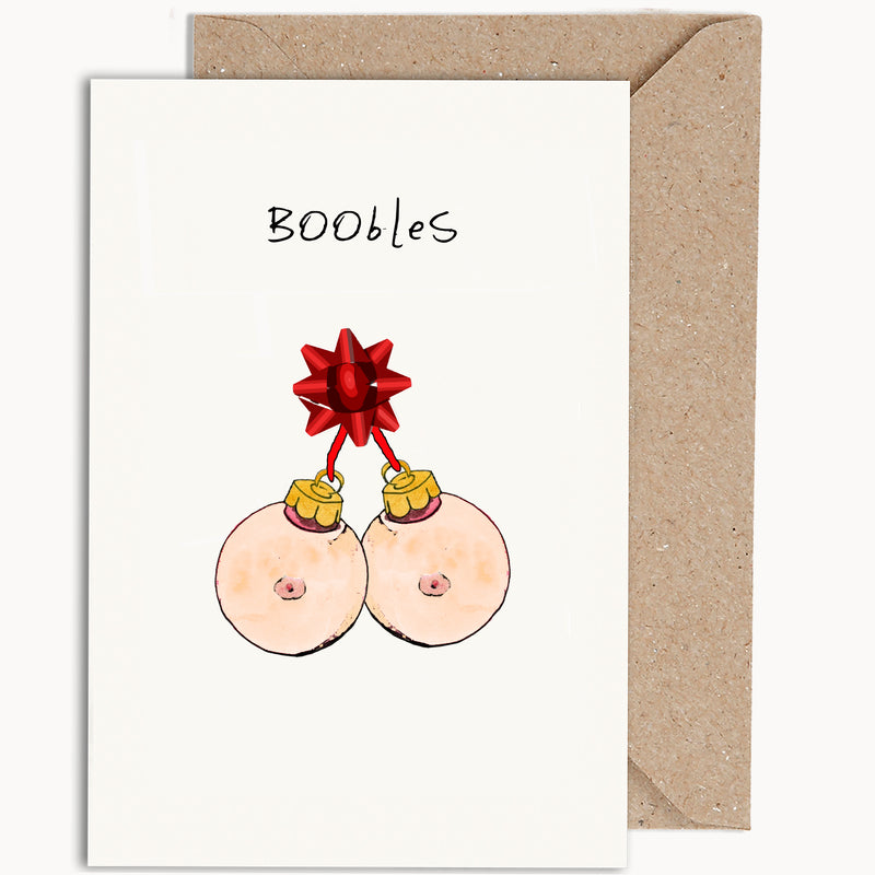 Boobles Christmas Card