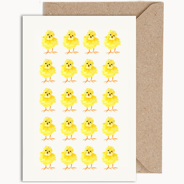 Chicks Easter Card