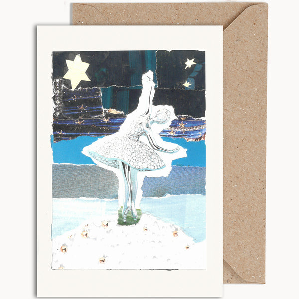 Christmas Ballerina Greeting Card