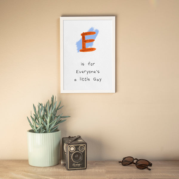 Alphabet Print | E is For