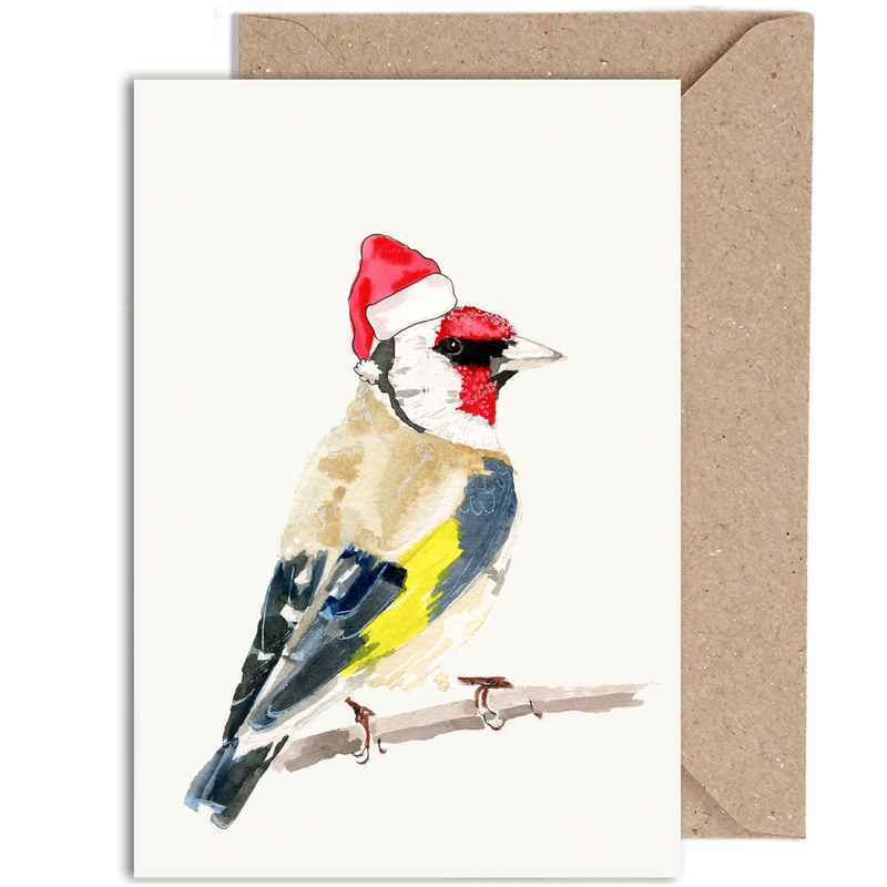 Goldfinch Christmas Card