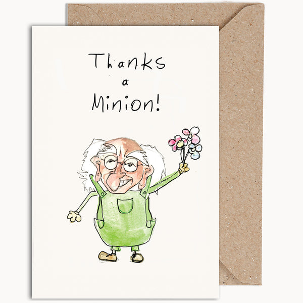 Minion Thank You Card