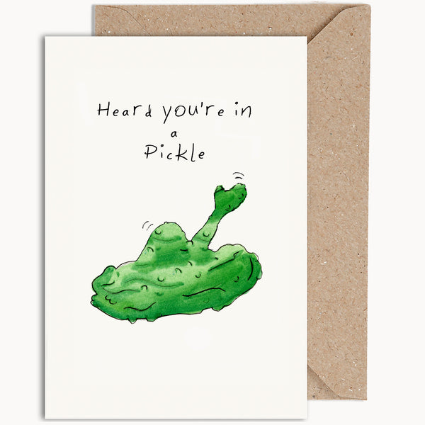 In A Pickle Sympathy Card